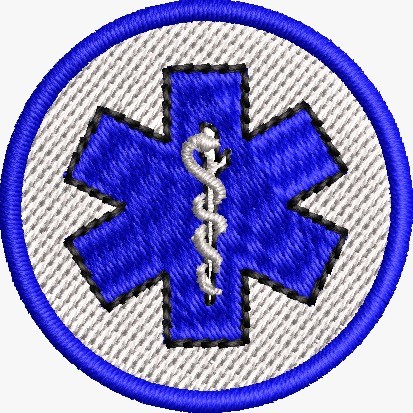 ECUSON / EMBLEMA - SANITAR ( DIAMETRU 3CM )